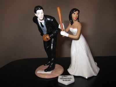 Okay I have finished painting my cake toppers! What do you think?