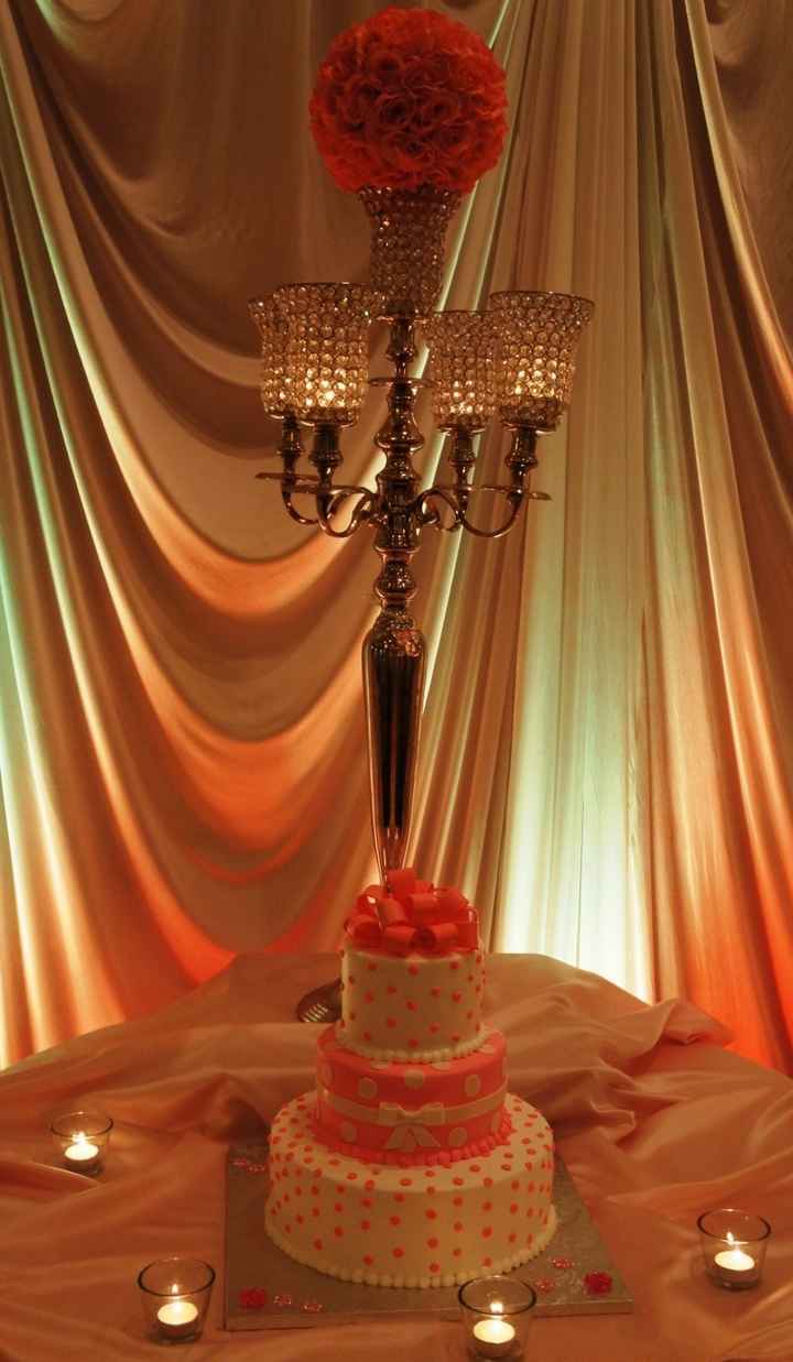 Our Reception Venue Got New Centerpieces