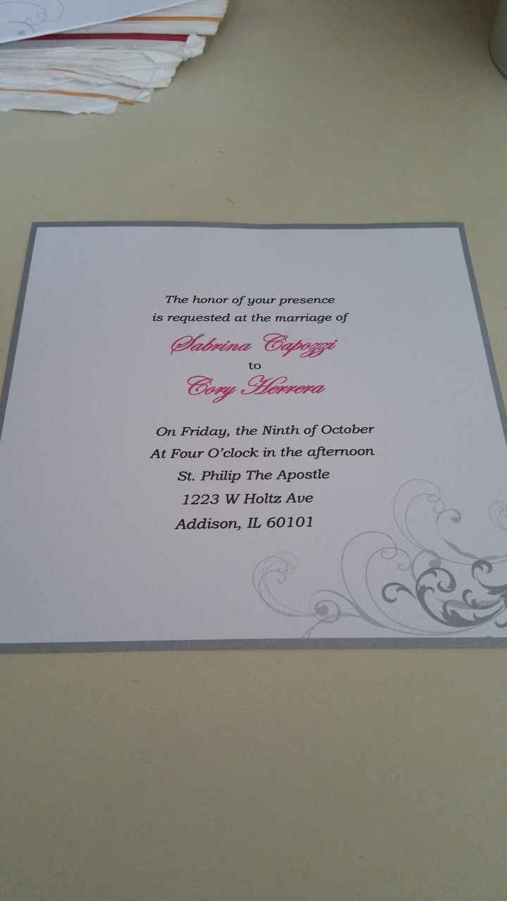 Complete DIY Invitations (with pictures)