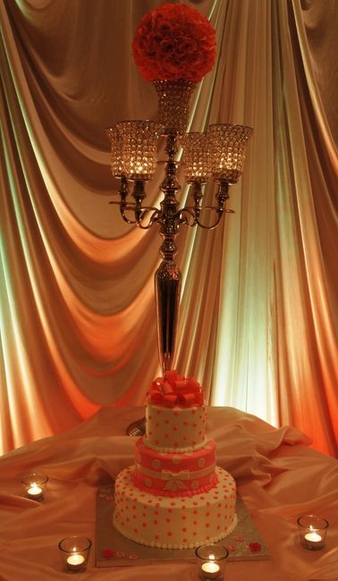 Our Reception Venue Got New Centerpieces