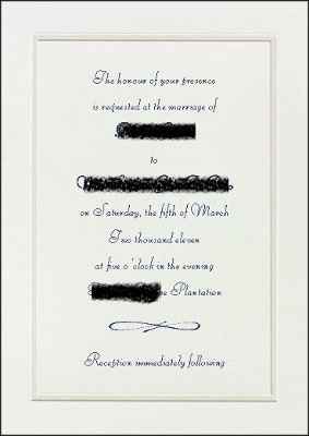 Opinions on Our Invites