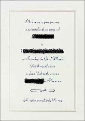 Opinions on Our Invites