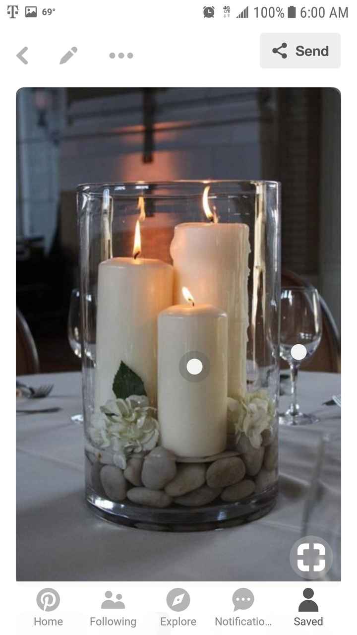 Candles as centerpiece? - 1