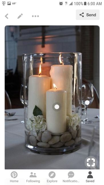 Candles as centerpiece? - 1