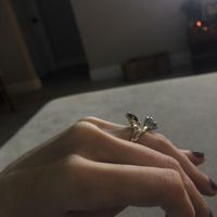 Ring catching on everything - kite shape diamond - 1