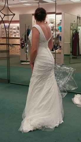 Went dress shopping for the 3rd time...stuck between a flowy dress and a lace dress again...help!