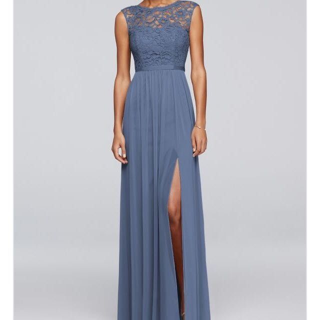 Slate blue Bridesmaid Dresses