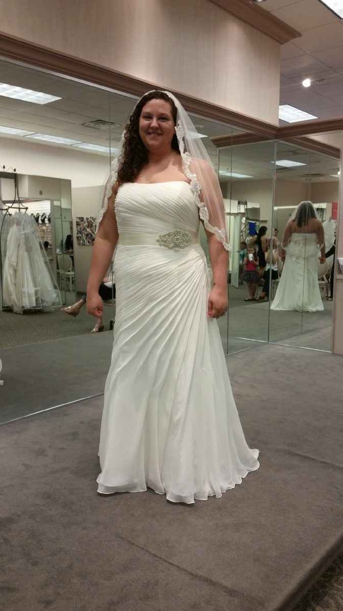 Plus size: Having second thoughts on my dress... Pic