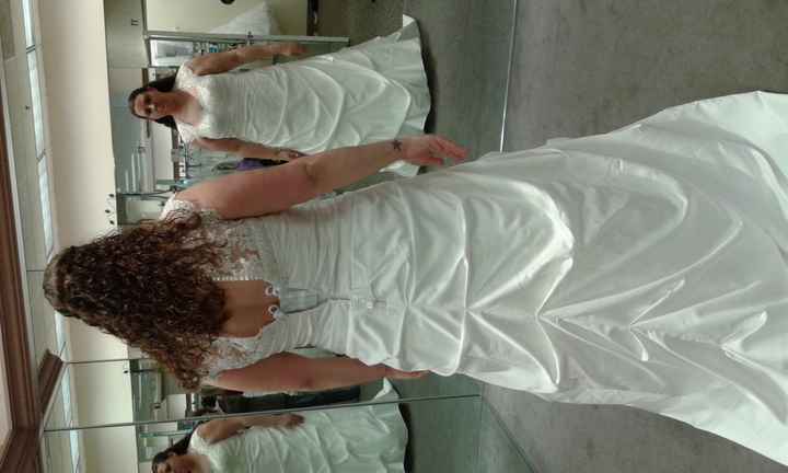 Plus size: Having second thoughts on my dress... Pic