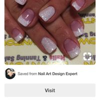 Wedding day nails - 2