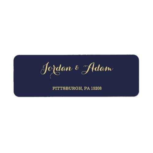 Navy Label