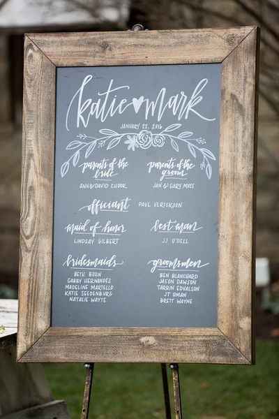 Wedding sign