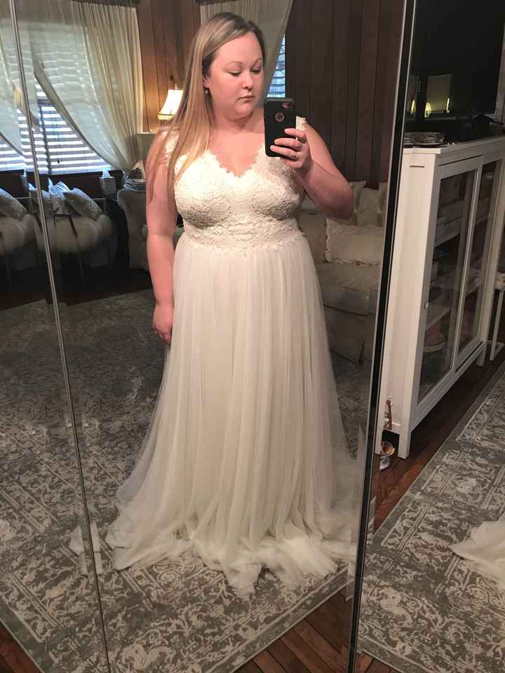 Can’t show fh my dress, so... - 1