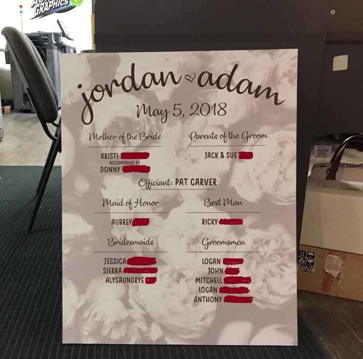 Wedding Sign