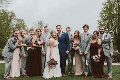 Our super gorgeous bridal party