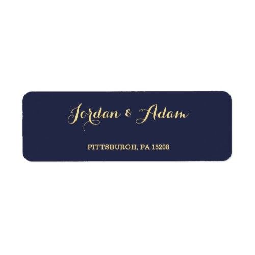 Navy Label