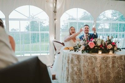Toasts and our sweetheart