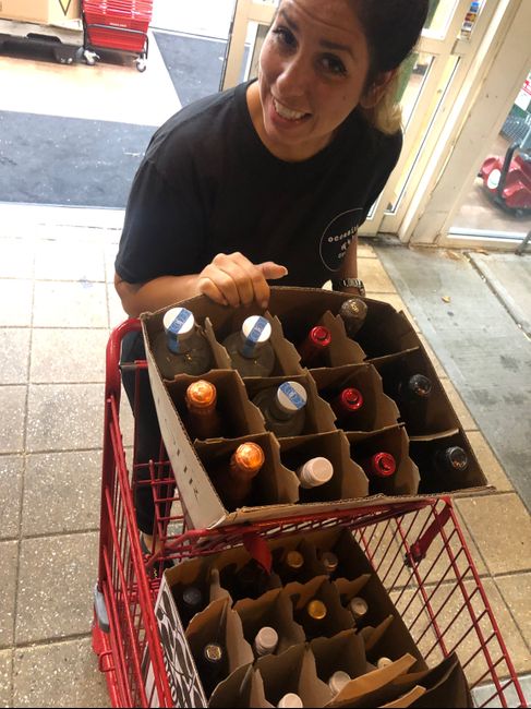 How much alcohol are you buying for your wedding? 2