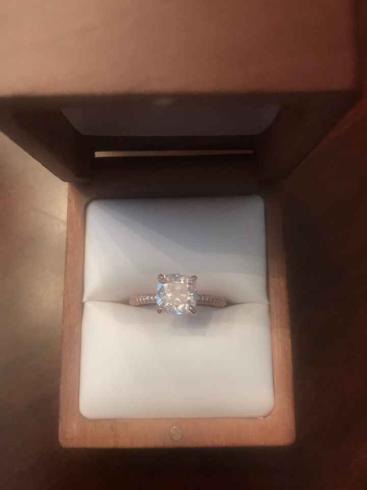 Is it ok to ask you for how many  ct’s is your engagement ring? And for the price and brand? - 2