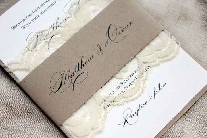 What do your invitations look like? - 1