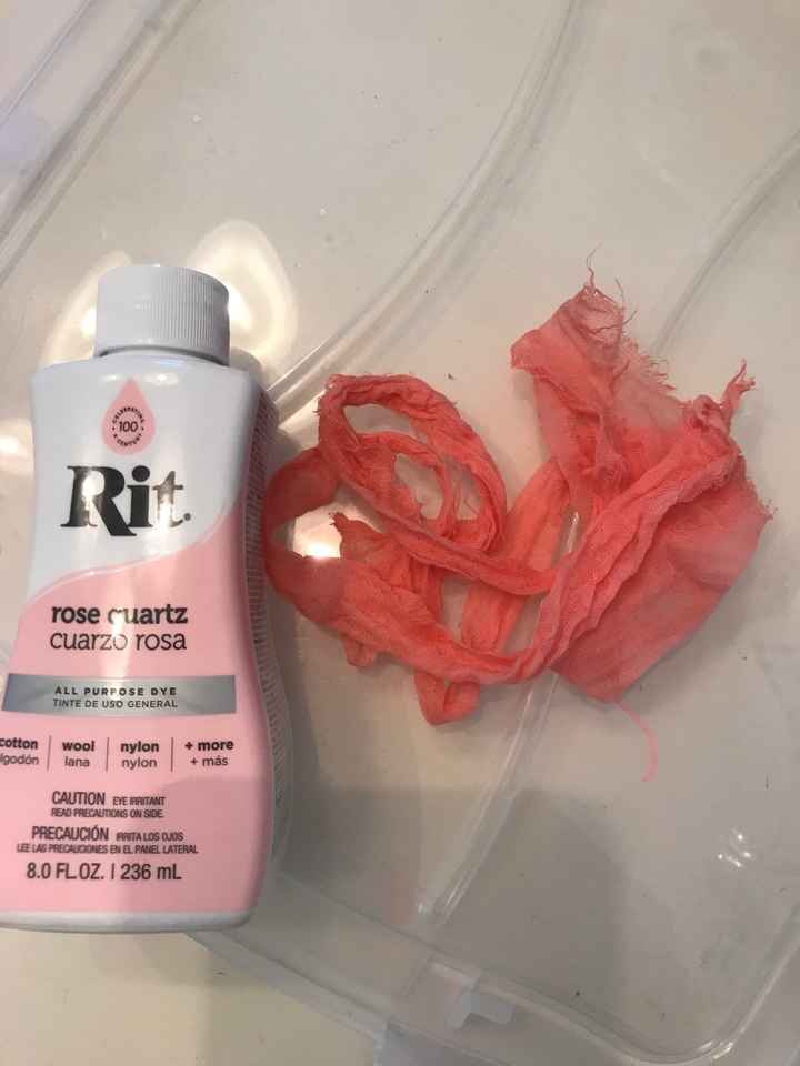 Dying cheesecloth for runners....any experience out there? - 1