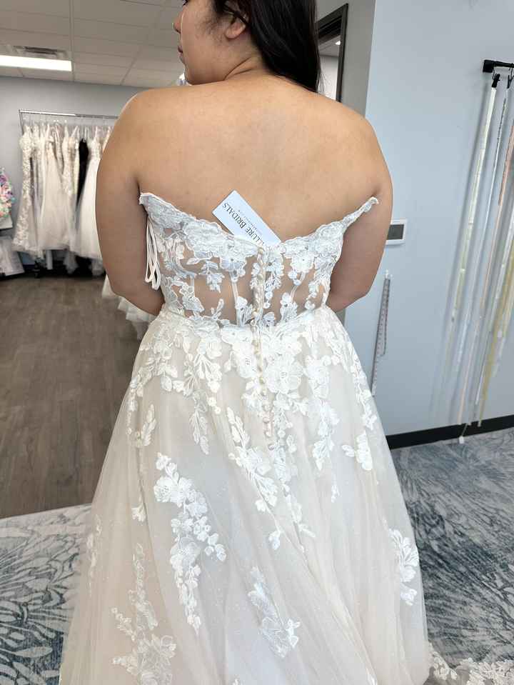 Back bulging… alter or buy different dress - 1