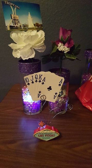 Vegas Centerpieces...I think this is my final...