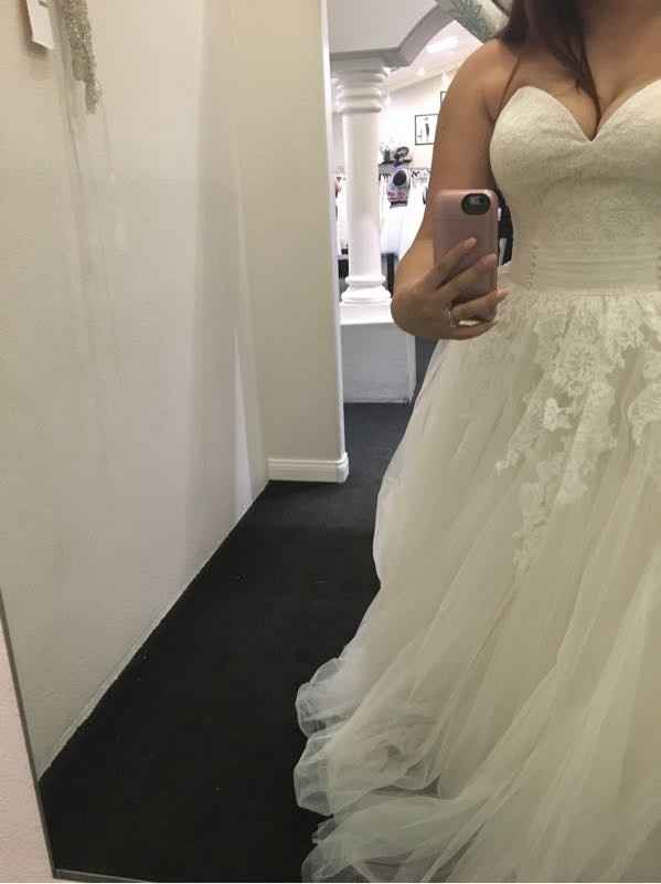 Update- I love my dress again!!
