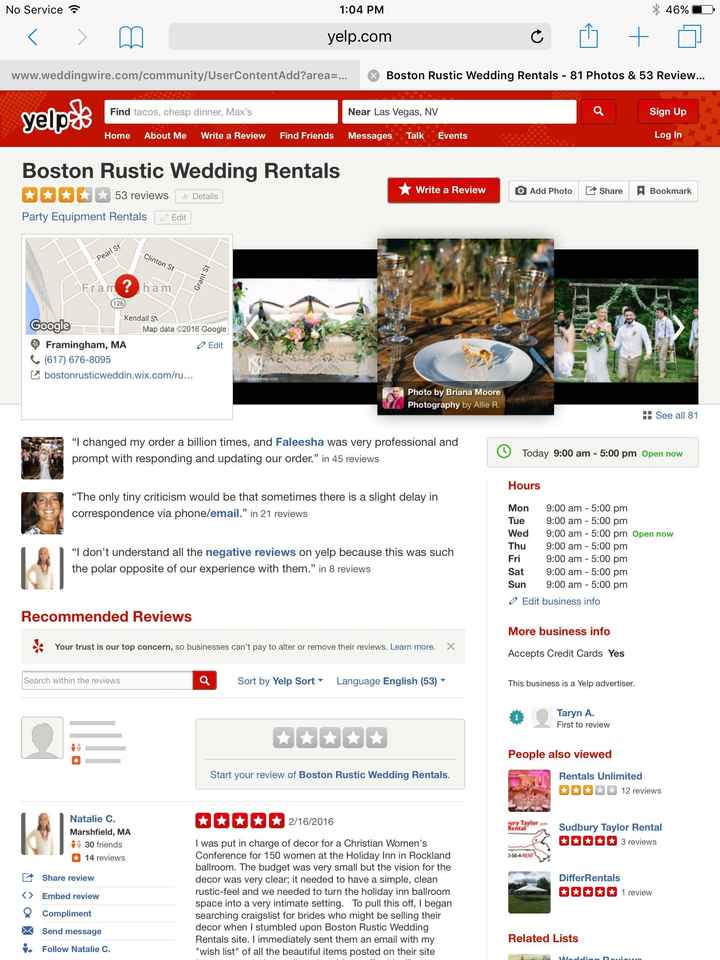 Vendor fears -advice please- esp. NH/New England