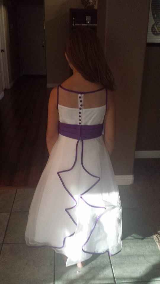 My Daughter's Jr. Bridesmaid Dress is here!
