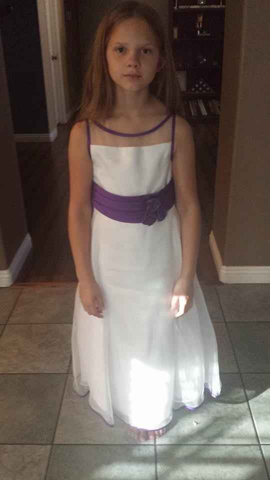 My Daughter's Jr. Bridesmaid Dress is here!