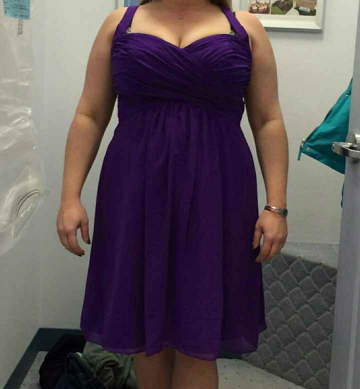 2 Bridesmaid dresses in 2 to go!