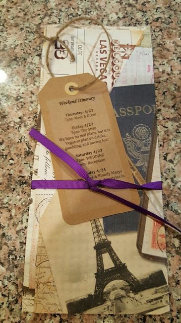 Finally finished our invites!