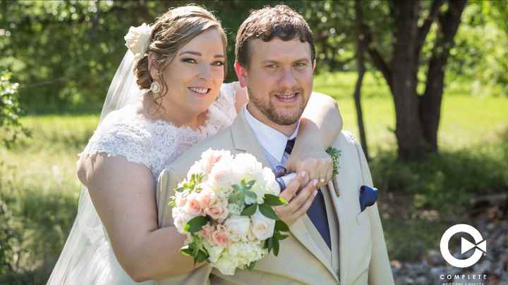 BAM!  One sneak peek pic from photog and some cell pics...