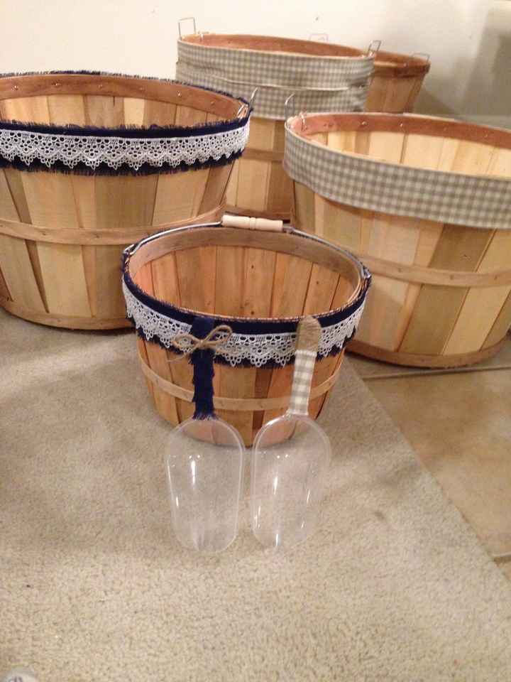Our wedding DIY popcorn bar!