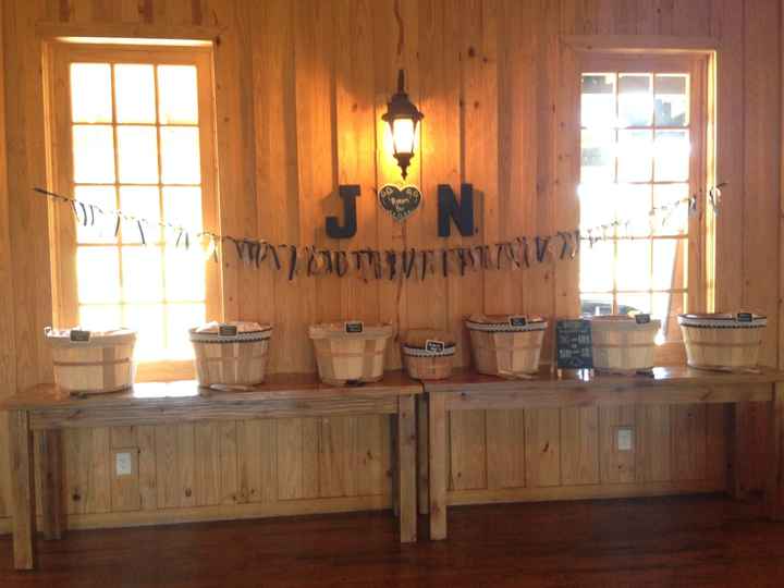 BAM!  One sneak peek pic from photog and some cell pics...