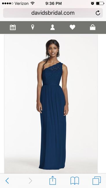 Said yes to the BM dress