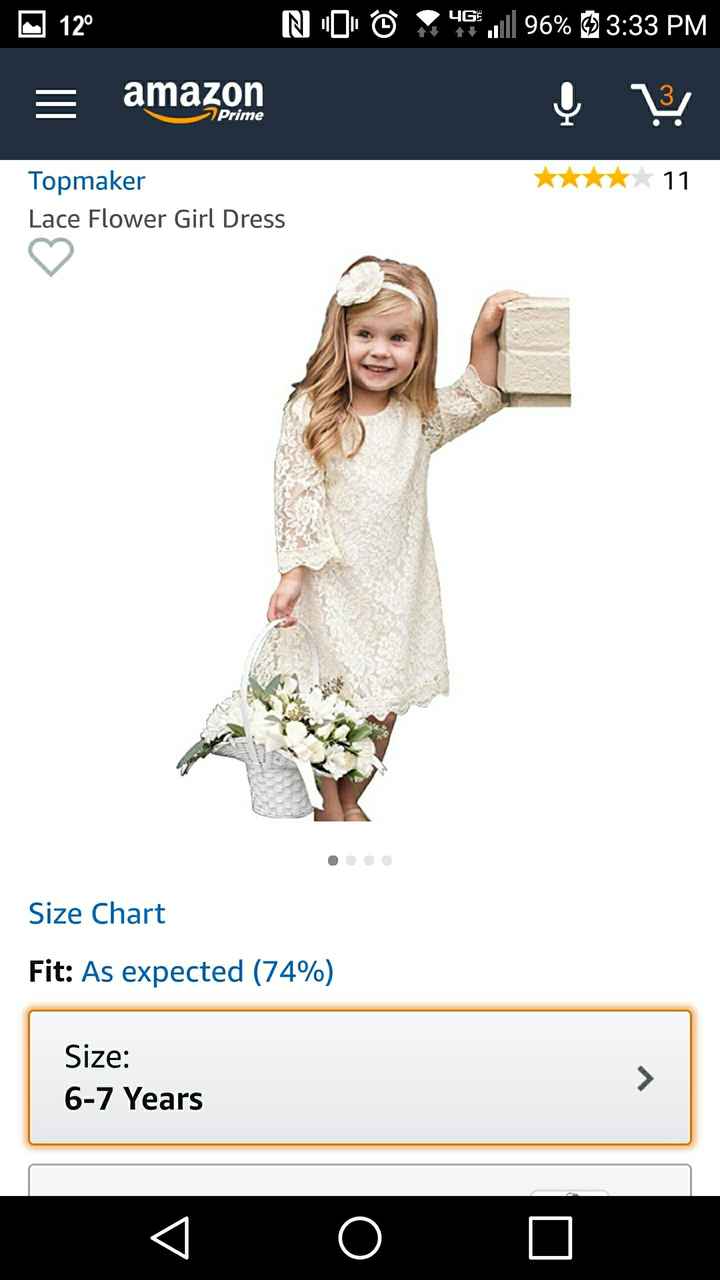 Flower girl dress issue - 1