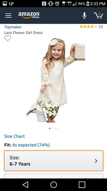 Flower girl dress issue 4