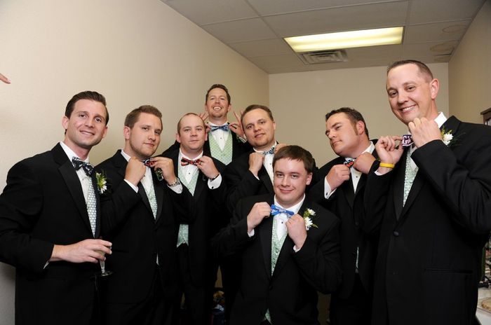 Who's using pre-tied and who's tying their own ties?