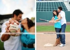 Baseball engagement pics!