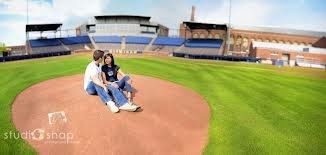 Baseball engagement pics!