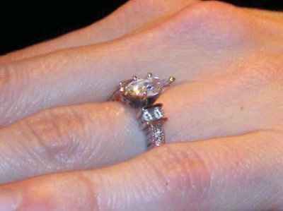My wedding band came in!!! *pic* Show off your Ring!!!!