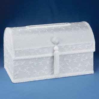Card box bolted to table??