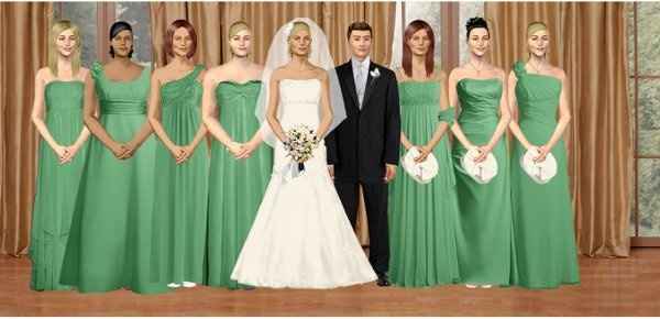 Lets see the GIRLS! (BM dresses & shoes I mean of course)!