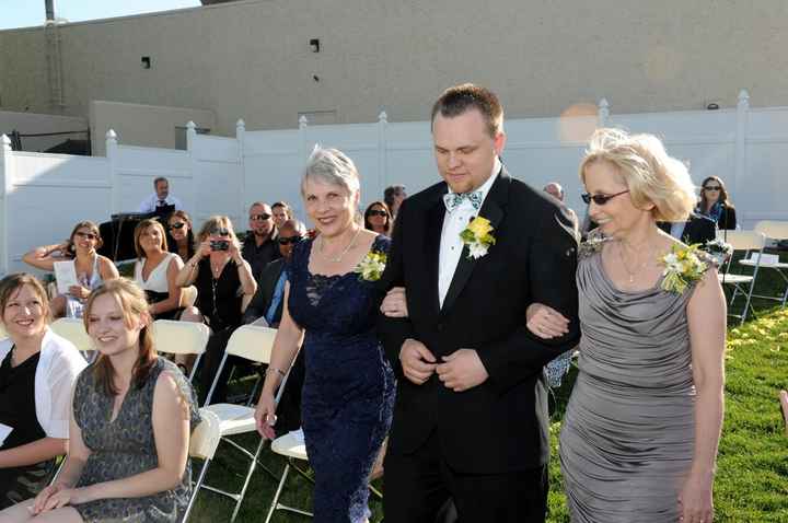 Groom Walk Down The Aisle?