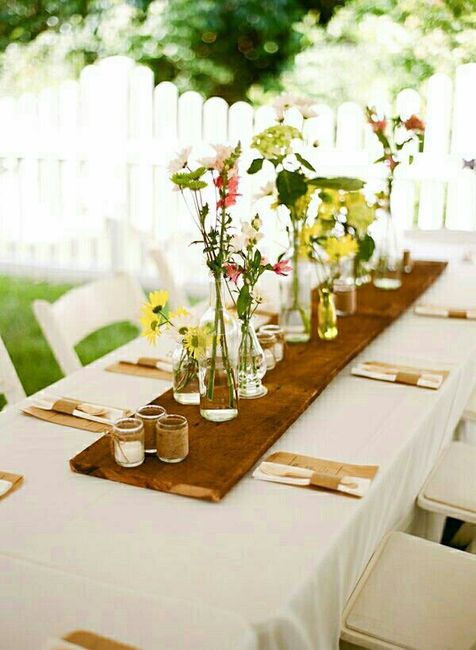 Reception Table Decor