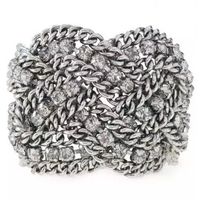 chunky rhinestone bracelet (little update)
