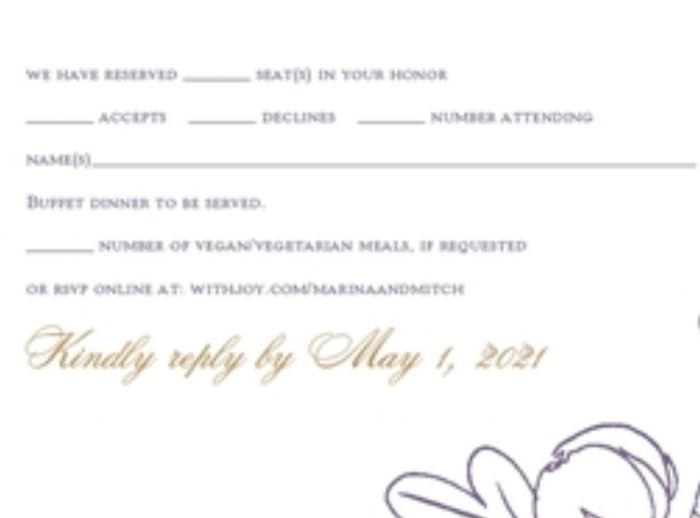 rsvp card suggestion - 1