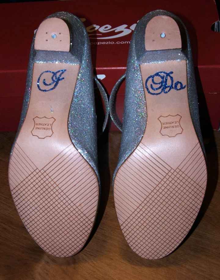 What do your wedding shoes look like?